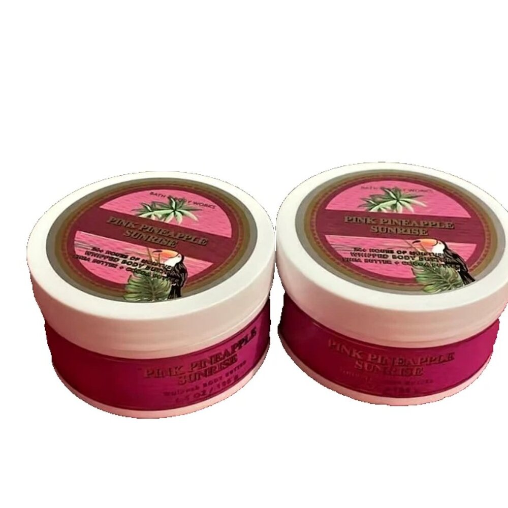 Bath & Body Works PINK PINEAPPLE SUNRISE Whipped Body Butter MOISTURIZER LOTION